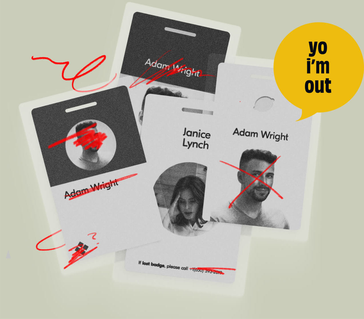 Company badge illustration